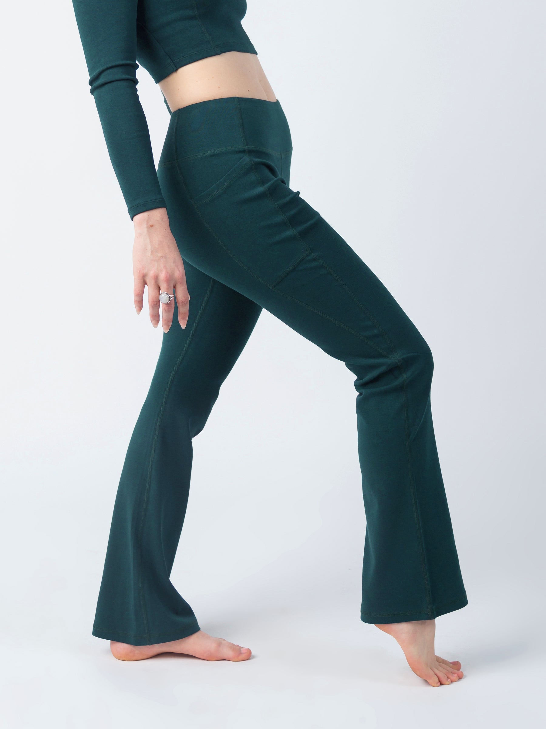 Women's Reversible Legging - Teal – coco on the go
