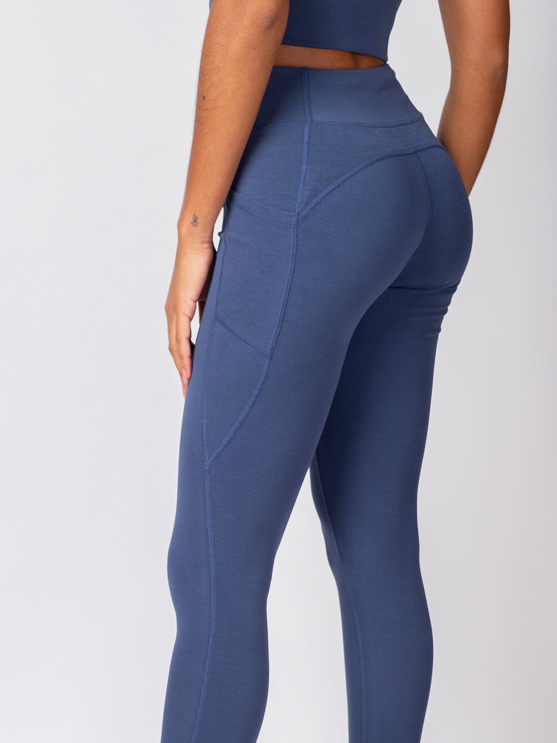 PlantTec™ Organic Leggings | Blueberry