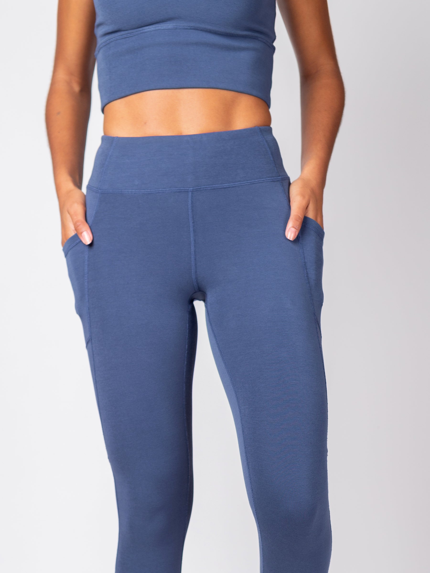 PlantTec™ Organic Leggings | Blueberry