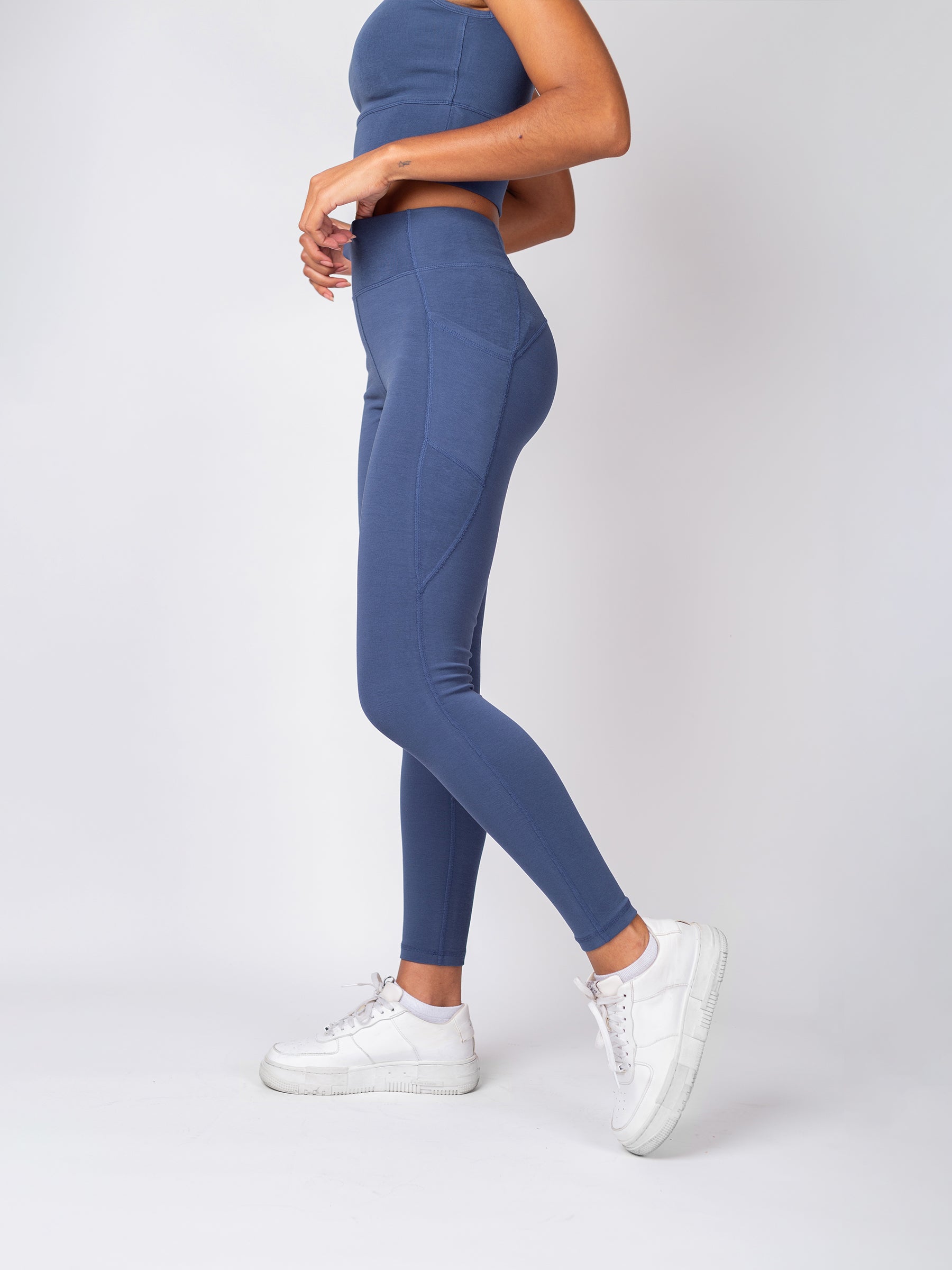 PlantTec™ Organic Leggings | Blueberry