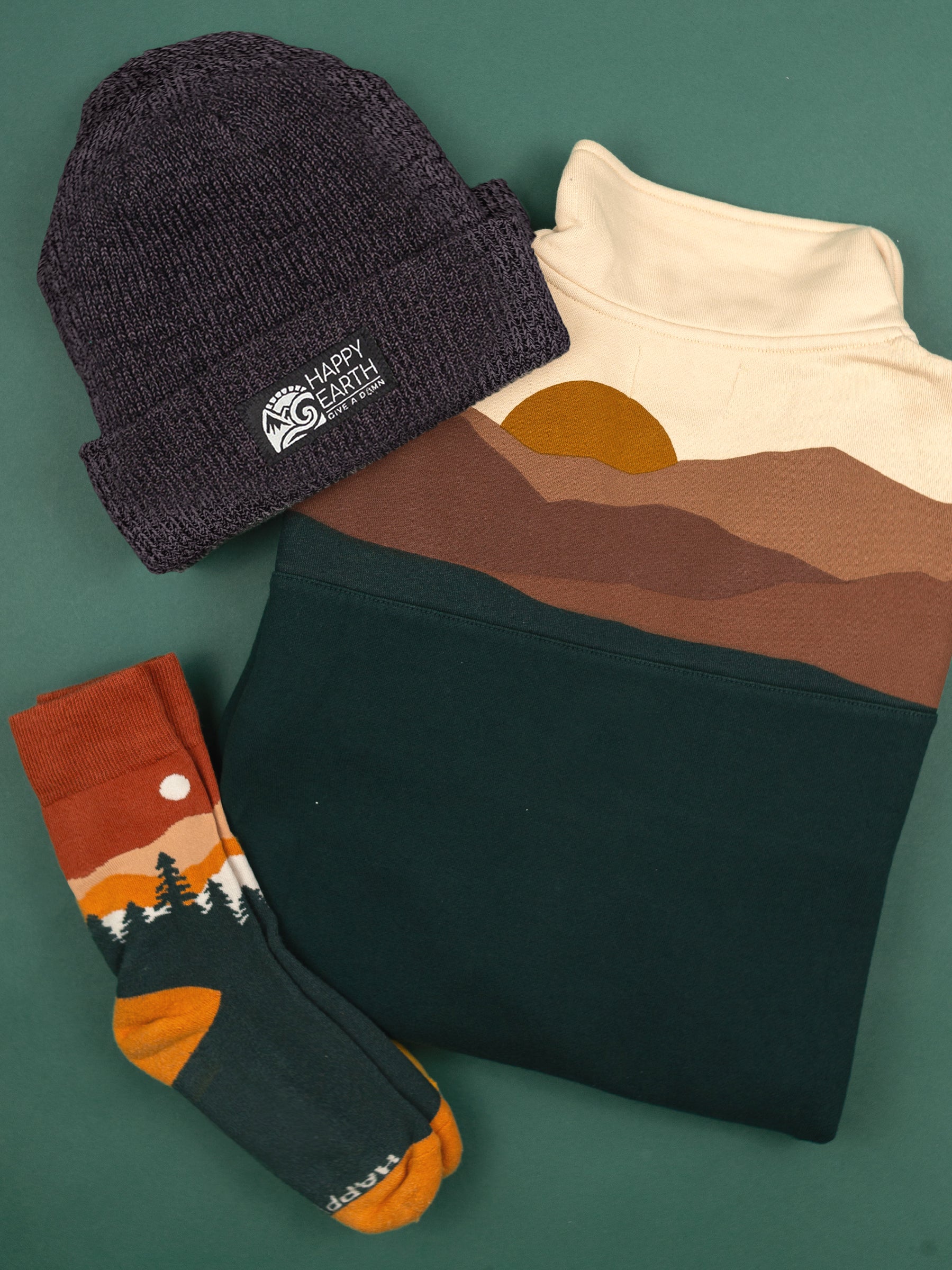 Mountain Sunset Quarterzip Bundle