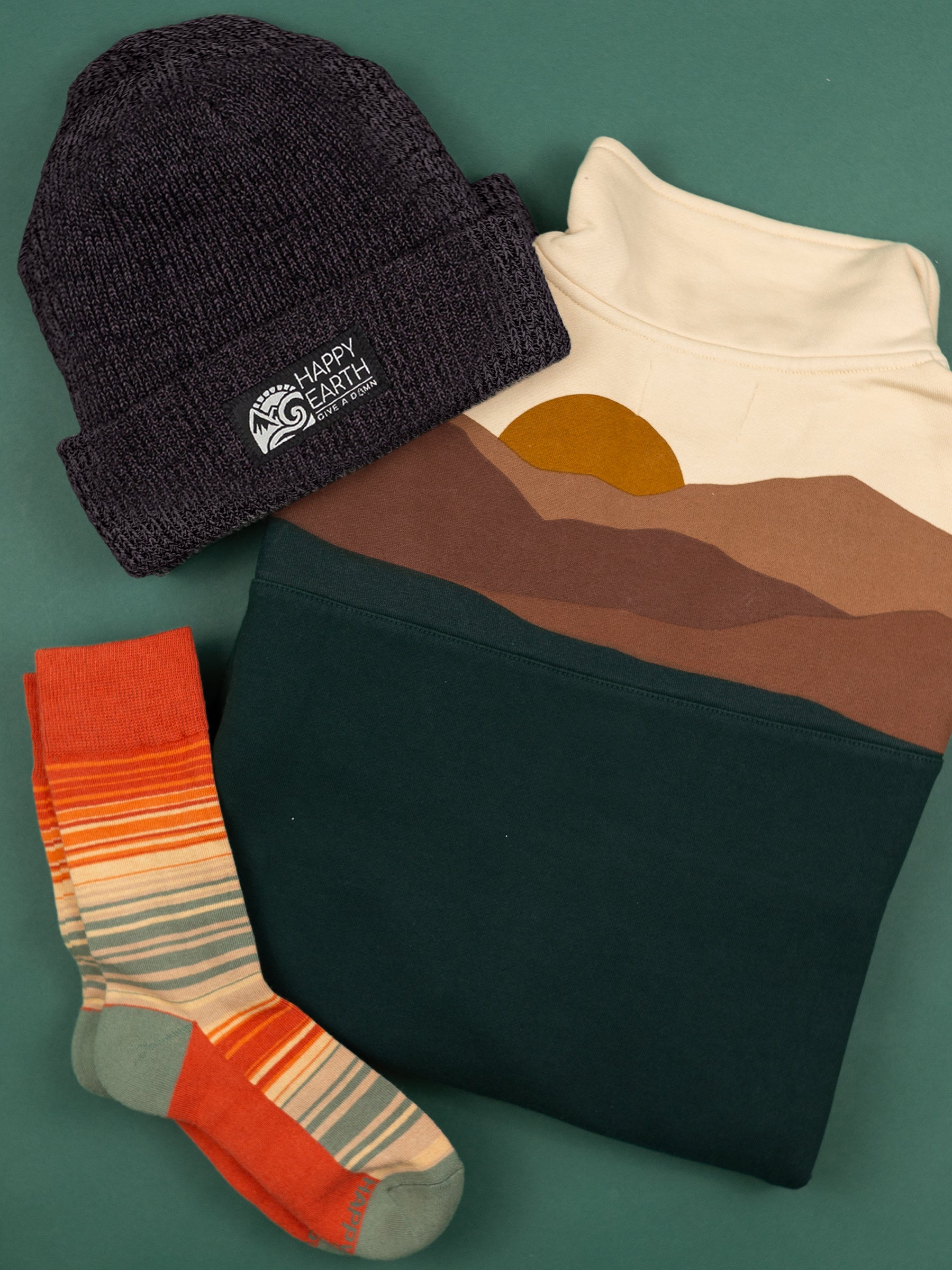 Mountain Sunset Quarterzip Bundle