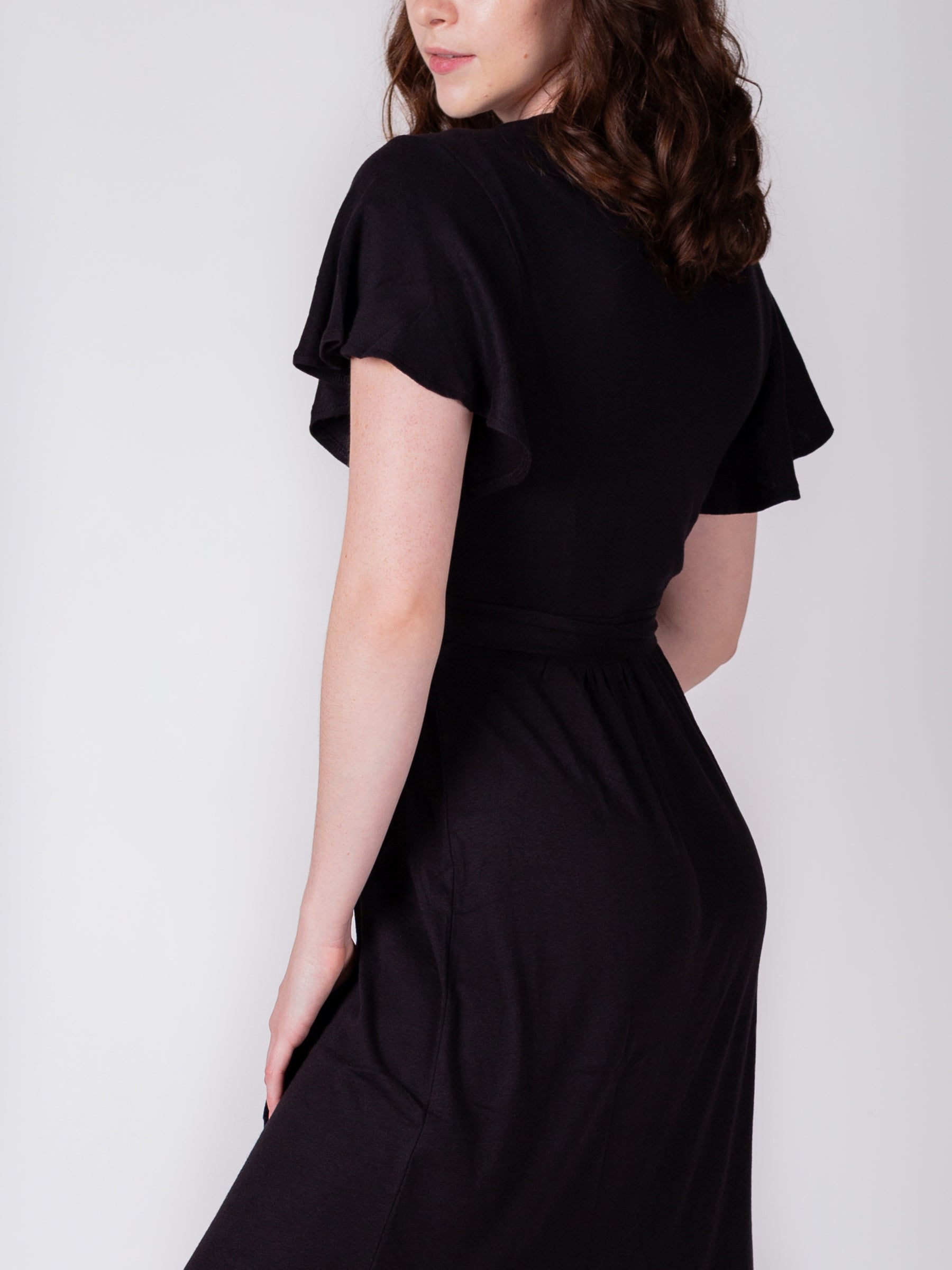 Ruffle Wrap Dress | Eclipse