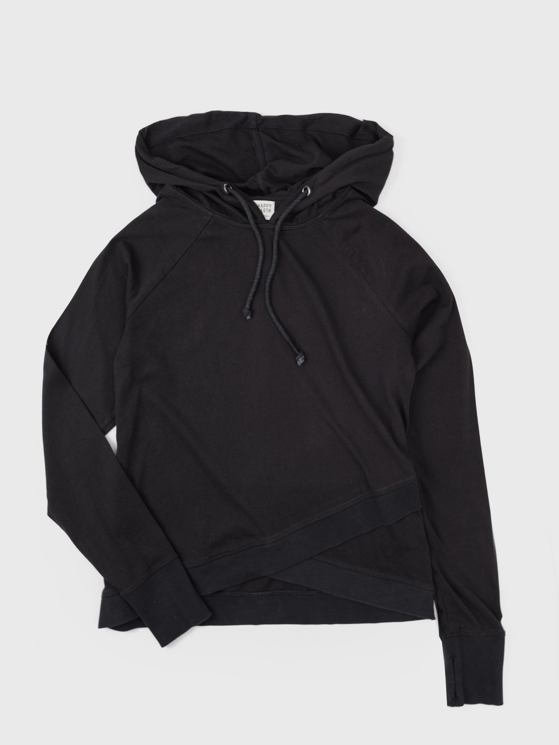 Cross-Crop Hoodie | Eclipse