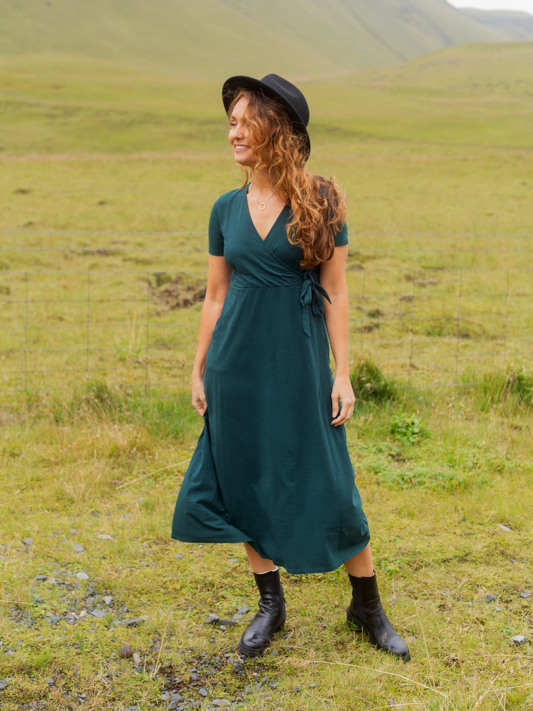 Isla Midi Dress | Monstera