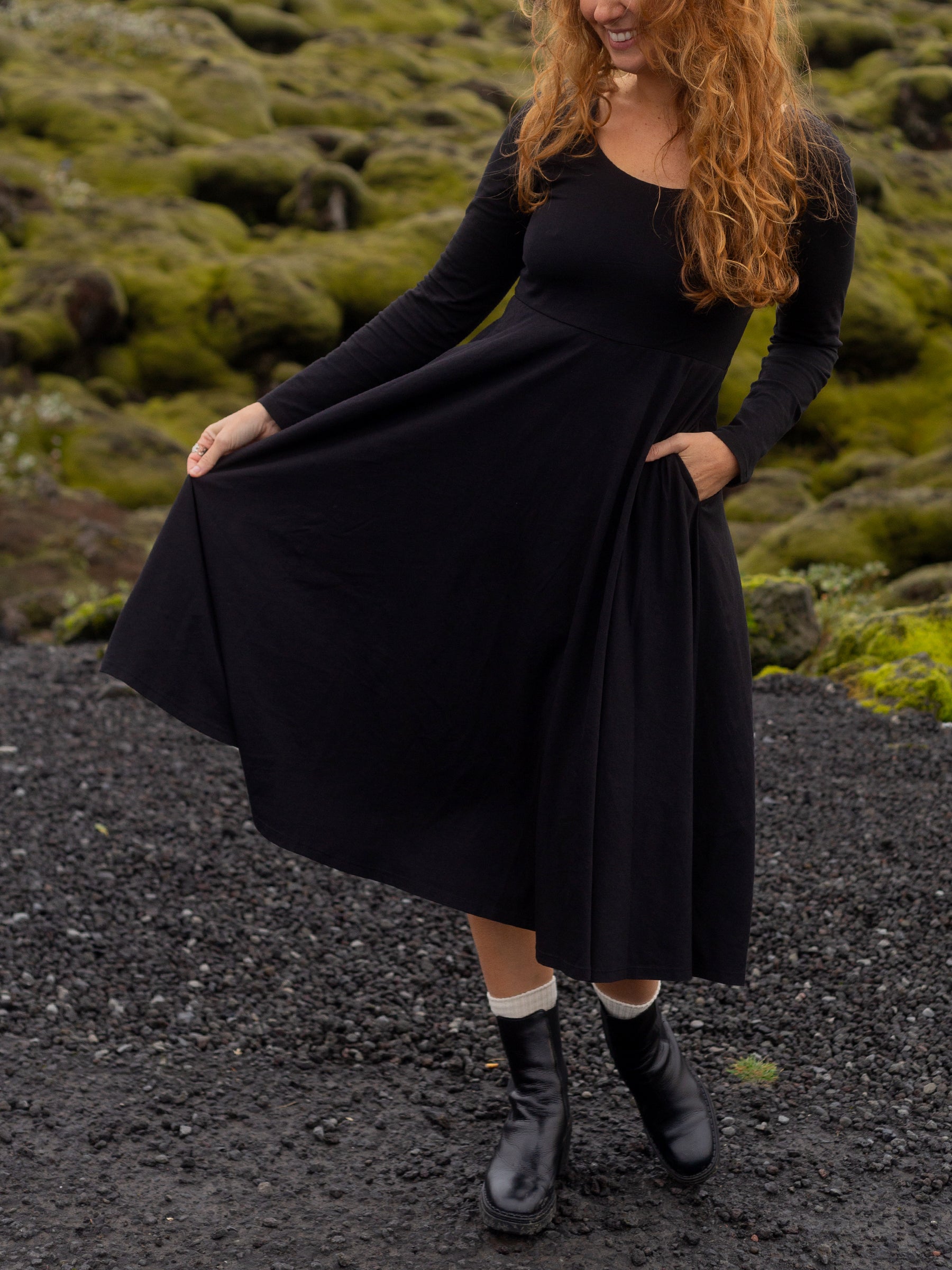 Luna Midi Dress | Eclipse