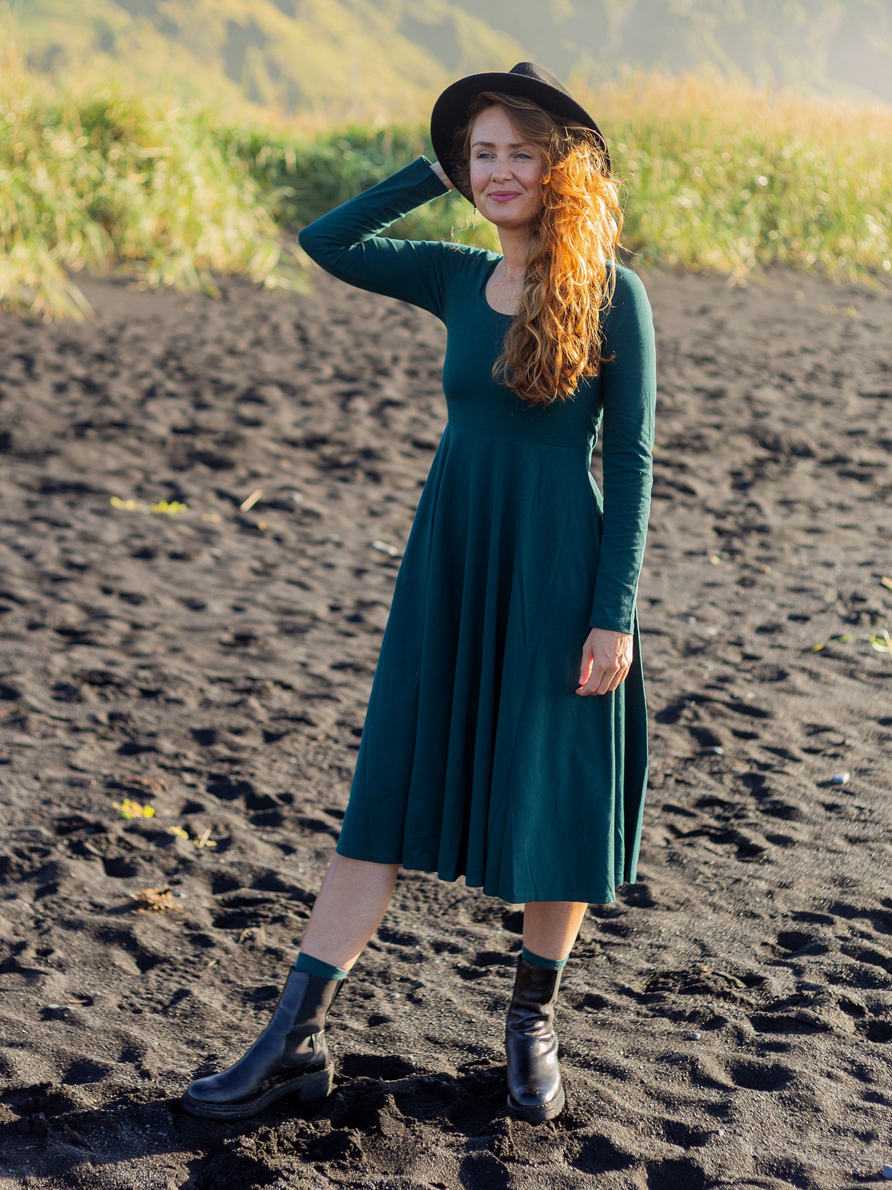 Luna Midi Dress | Monstera