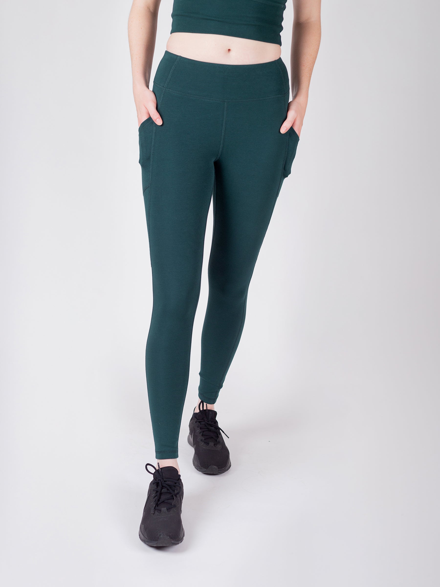 PlantTec™ Organic Leggings | Monstera