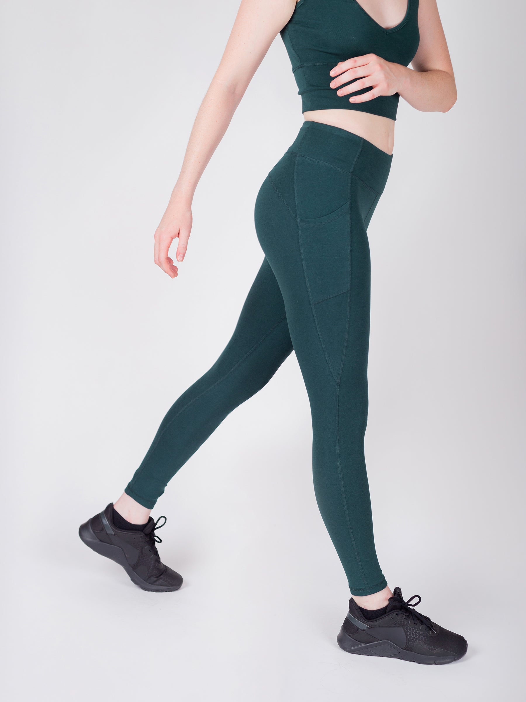 PlantTec™ Organic Leggings | Monstera