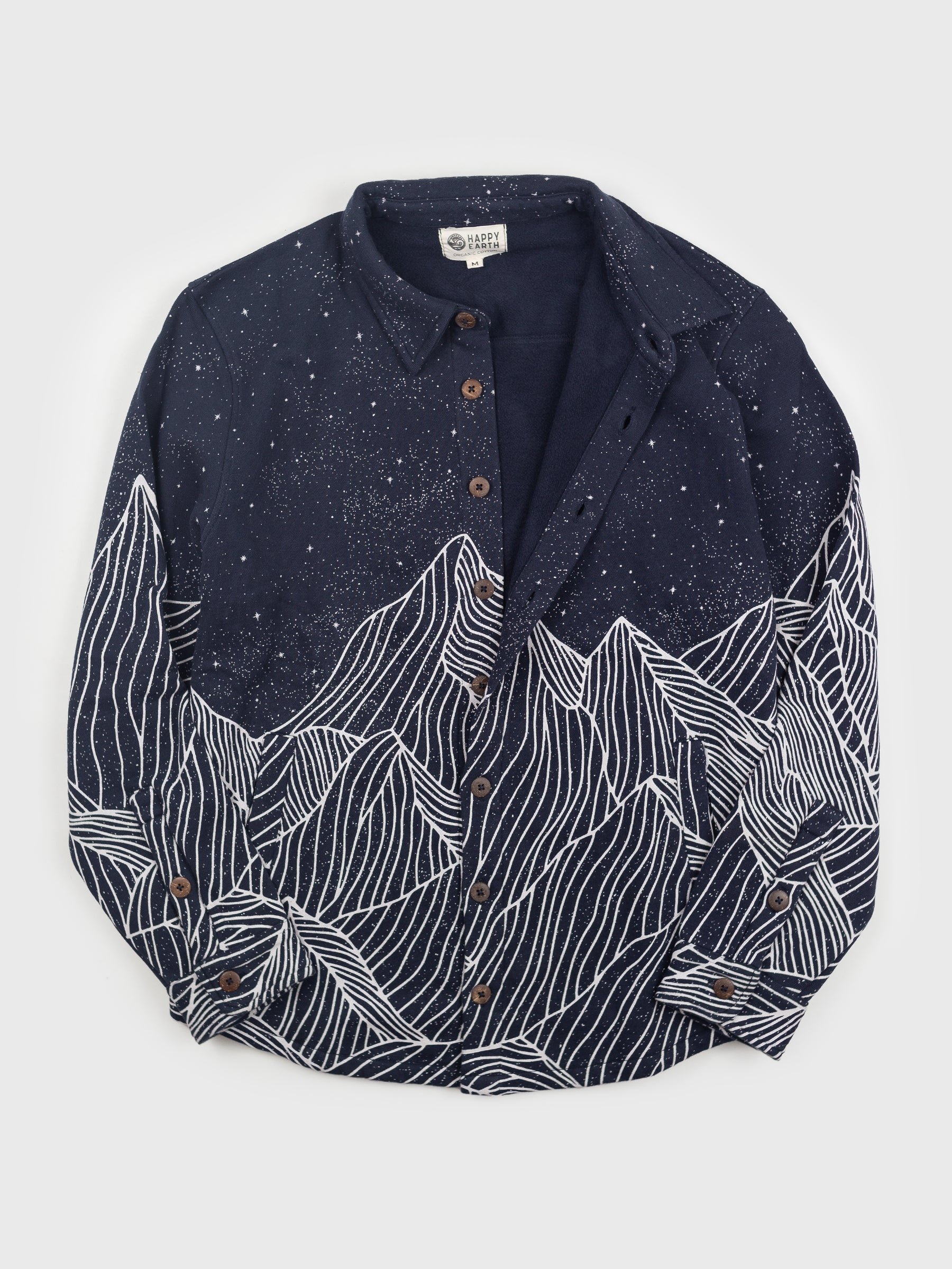 Alpine Etching Fleece Overshirt