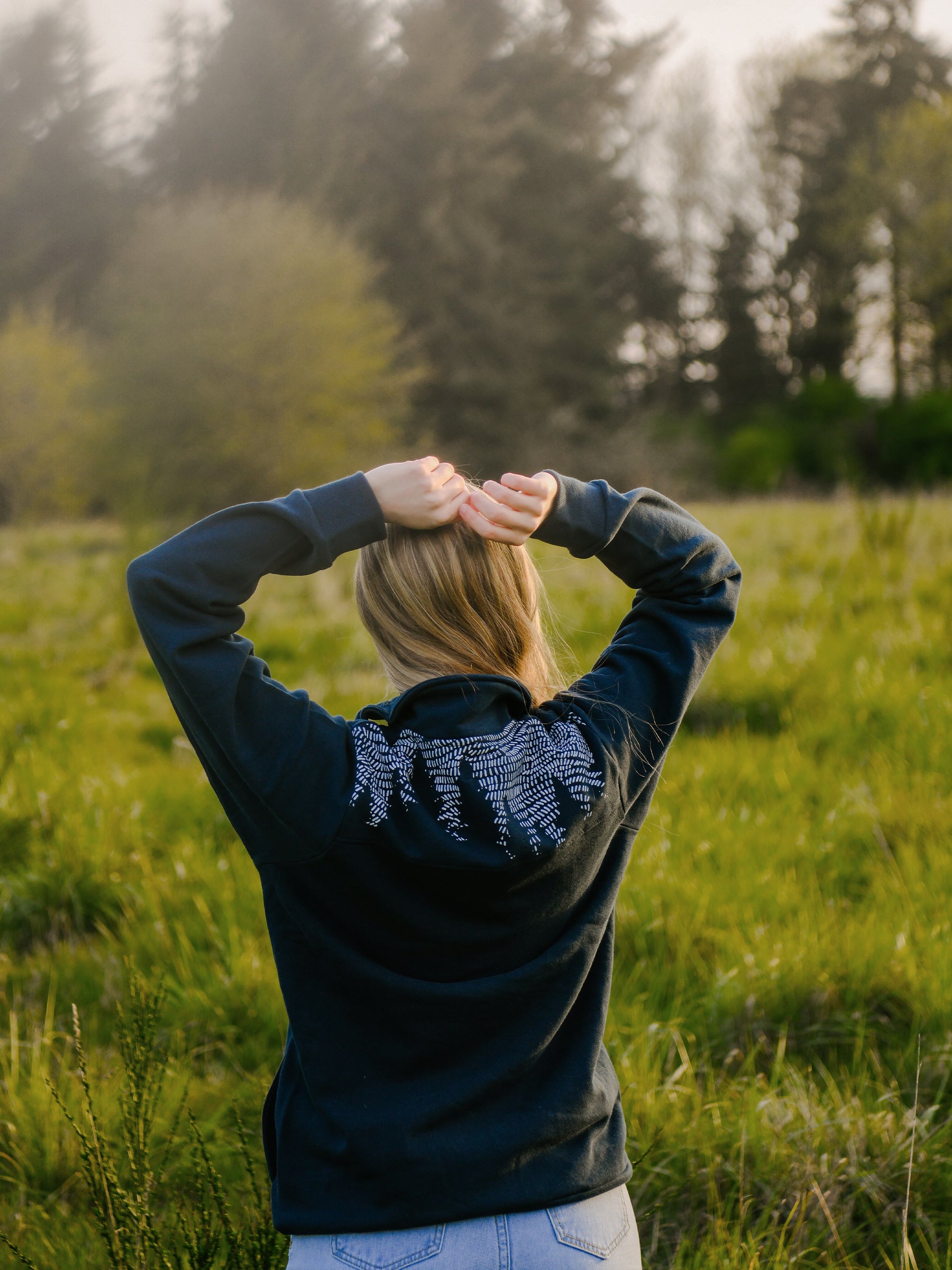 Stormy Forest Quarter-zip