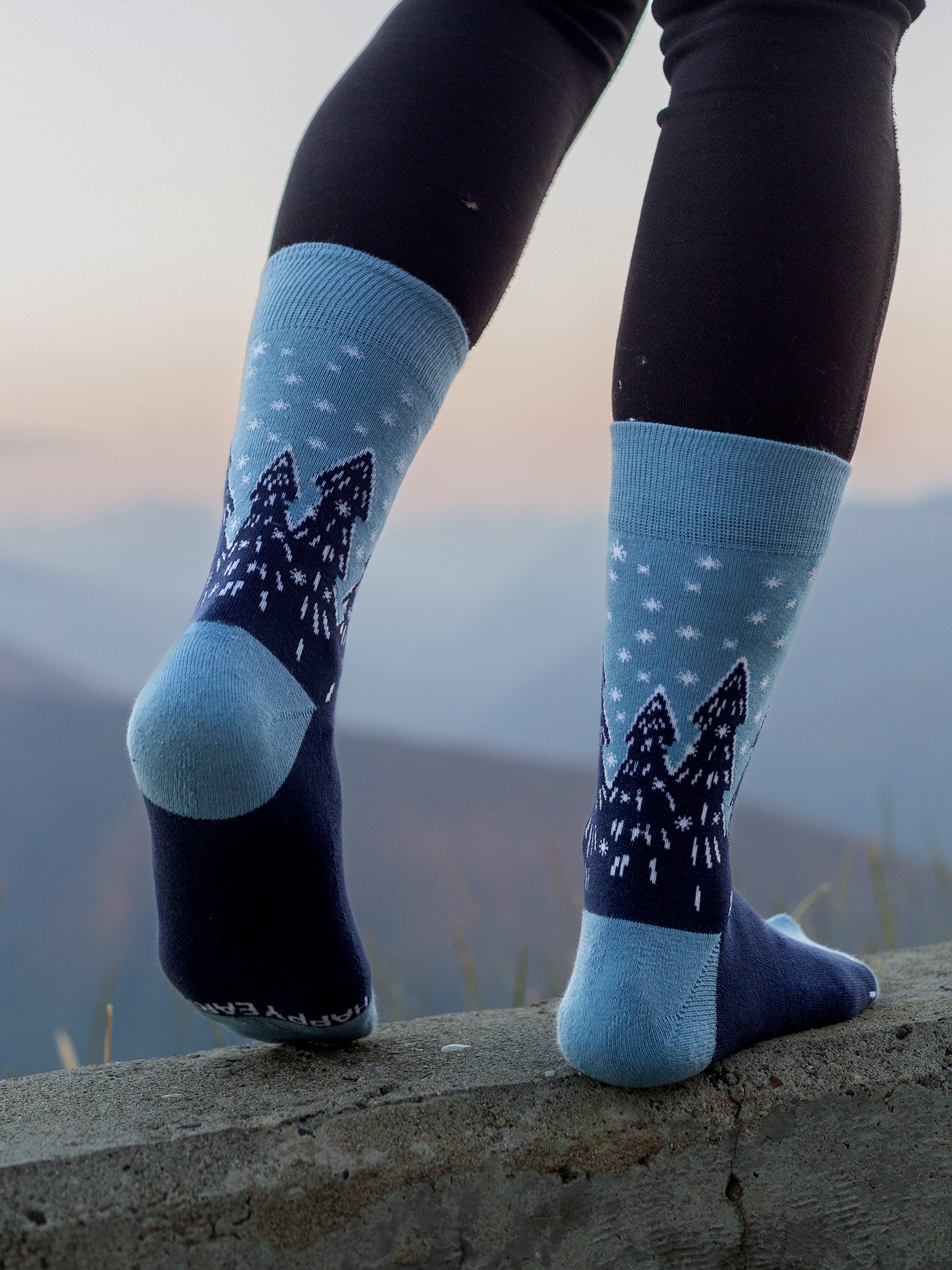 Forest Flurries Socks