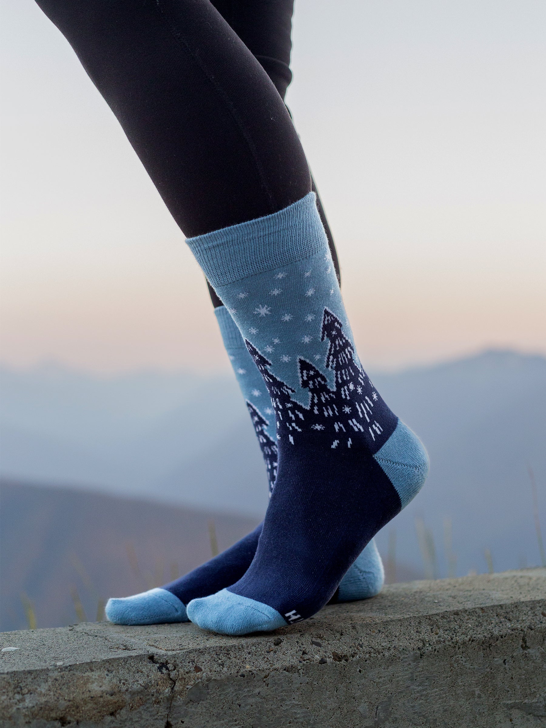 Forest Flurries Socks