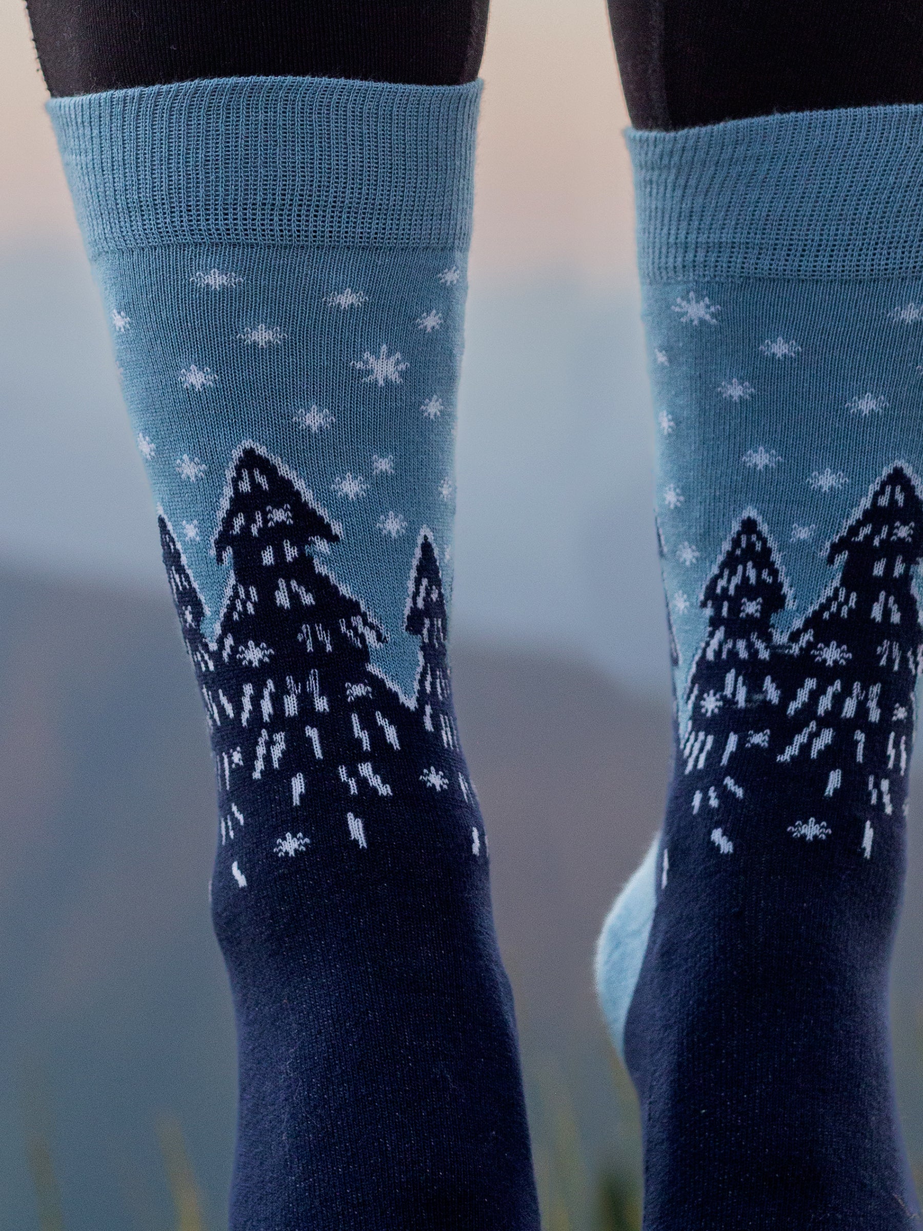 Forest Flurries Socks