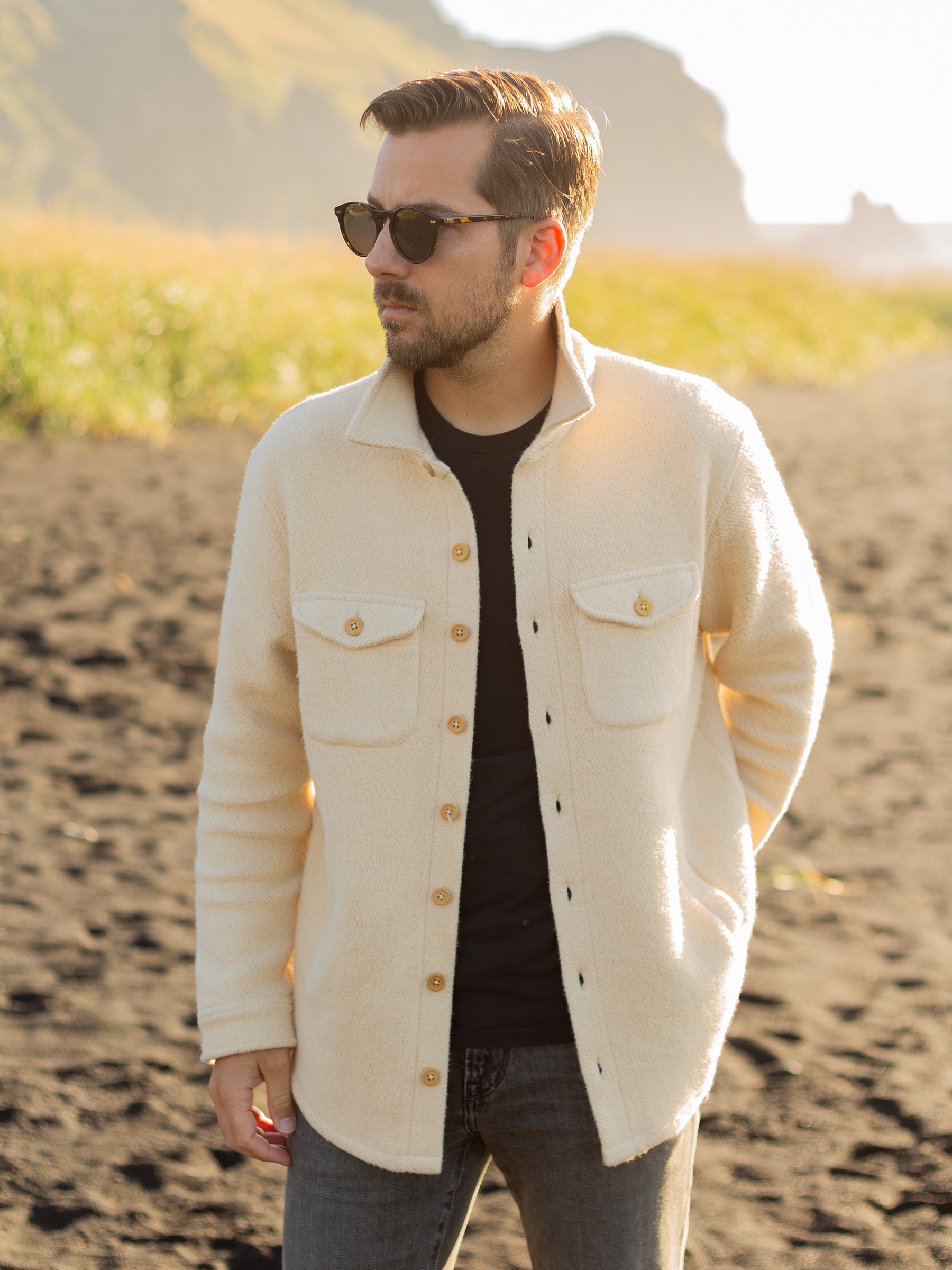 Tahini Sherpa Jacket