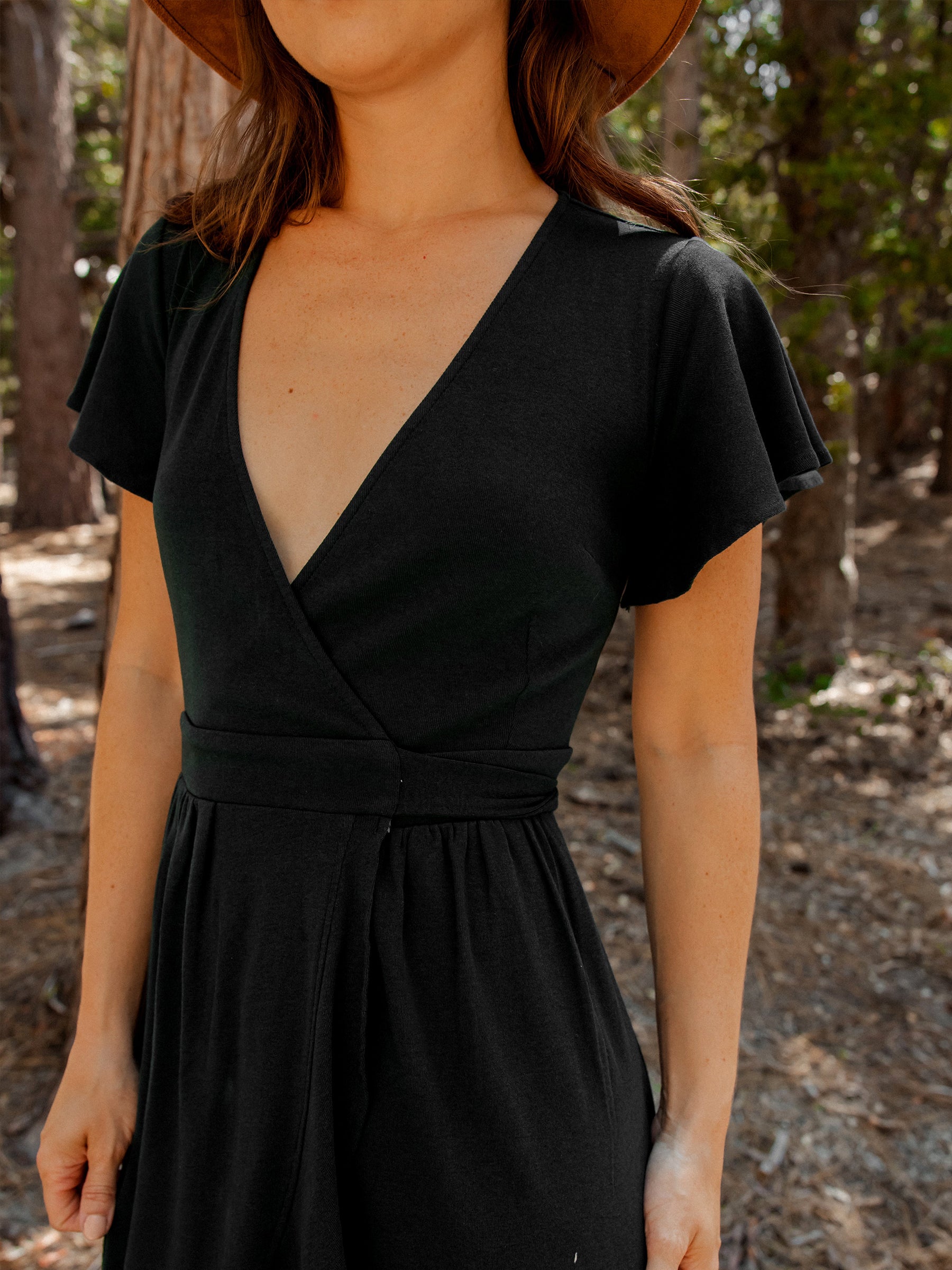 Ruffle Wrap Dress | Eclipse